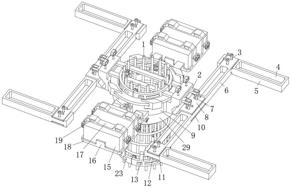 Multifunctional anti-floating device for overwater cast-in-place pile reinforcement cage