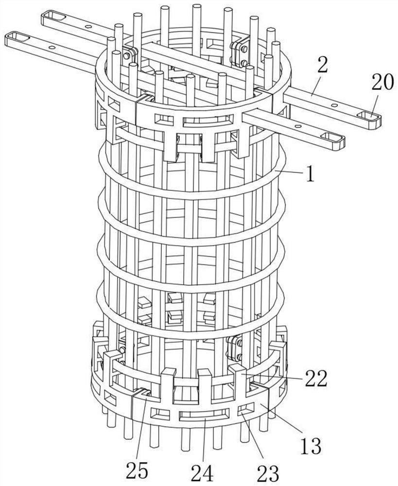 Multifunctional anti-floating device for overwater cast-in-place pile reinforcement cage