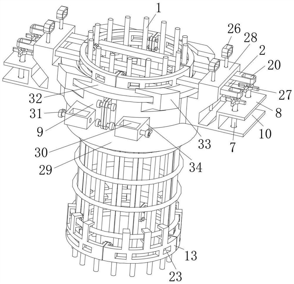 Multifunctional anti-floating device for overwater cast-in-place pile reinforcement cage