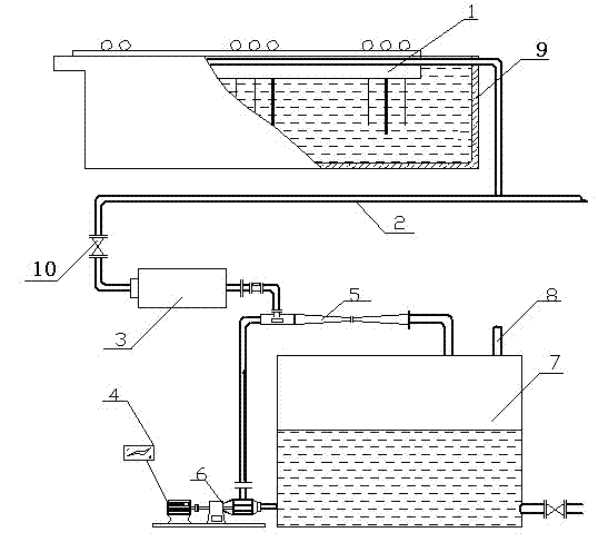 Tank face integral sealing device for electrodeposition production in sulfuric acid system