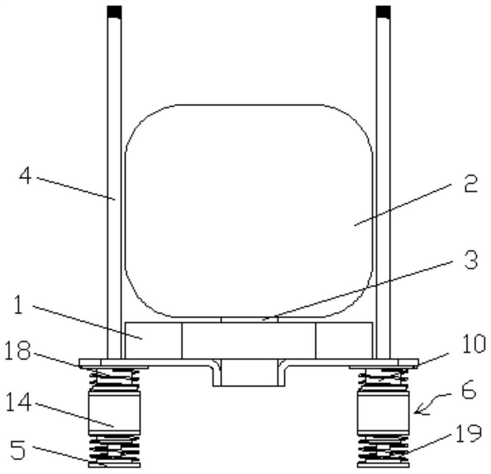 A semi-active suspension lightning-proof and shock-absorbing seat