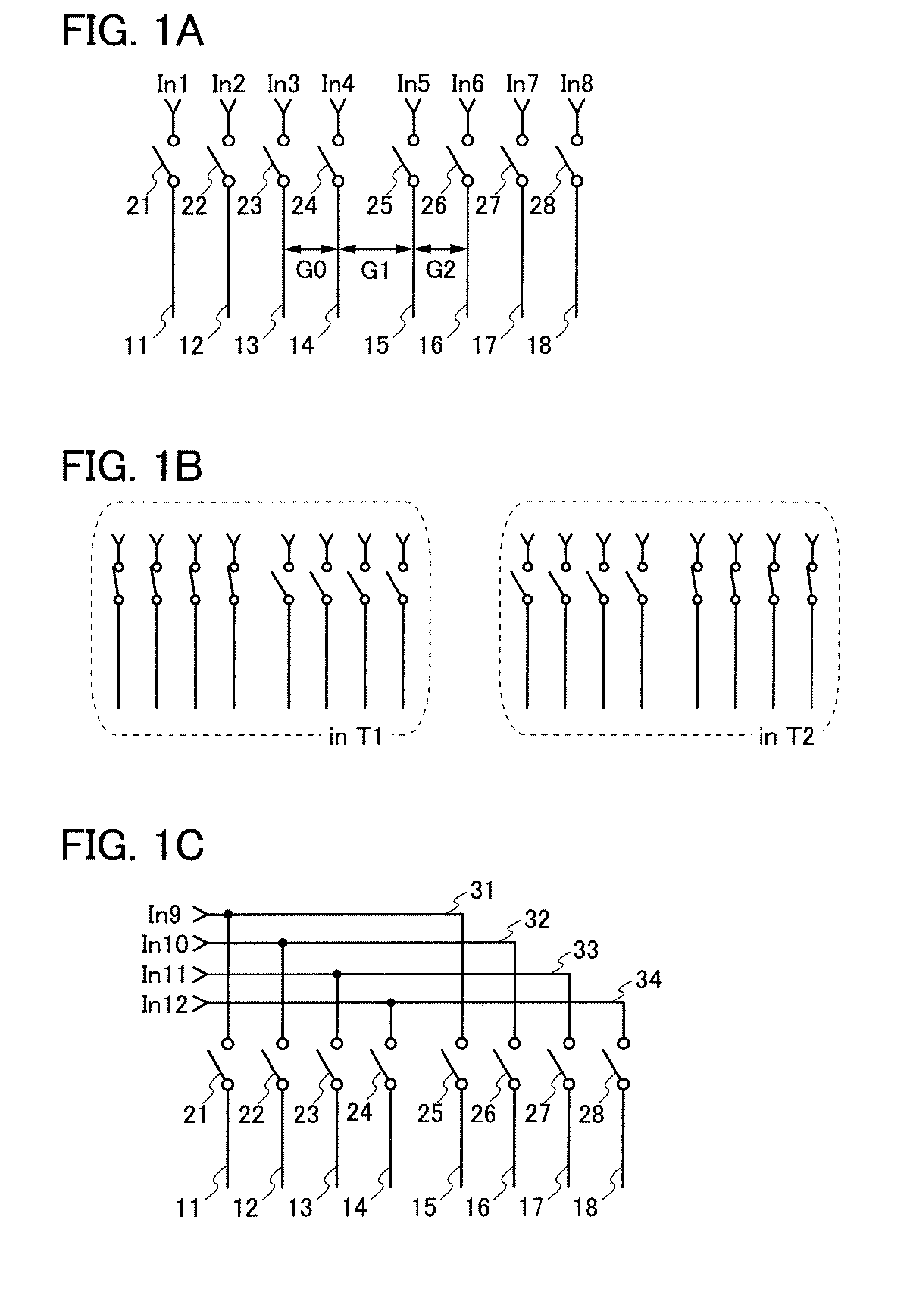 Semiconductor device including switch electrically connected to signal line