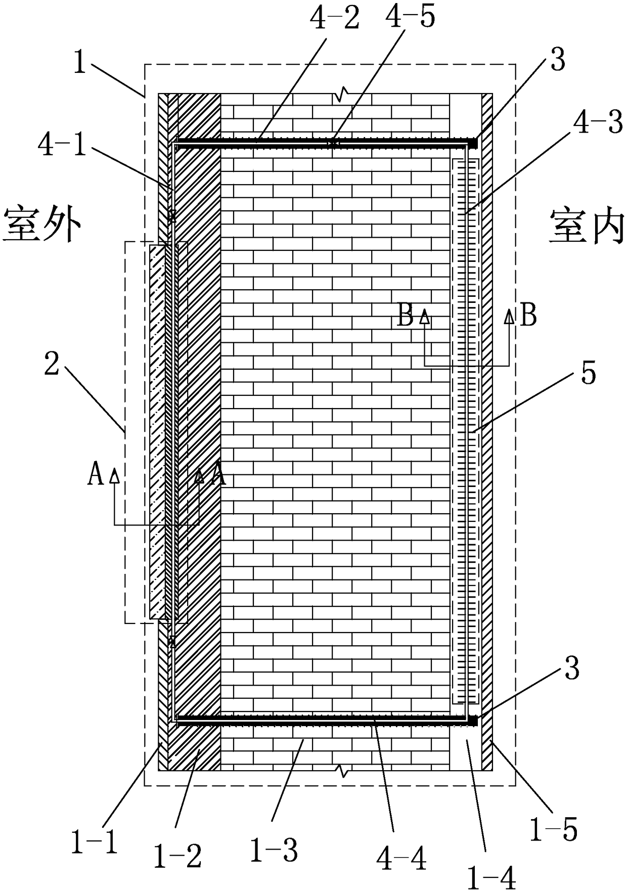 Passive composite wall for ultra-low energy construction