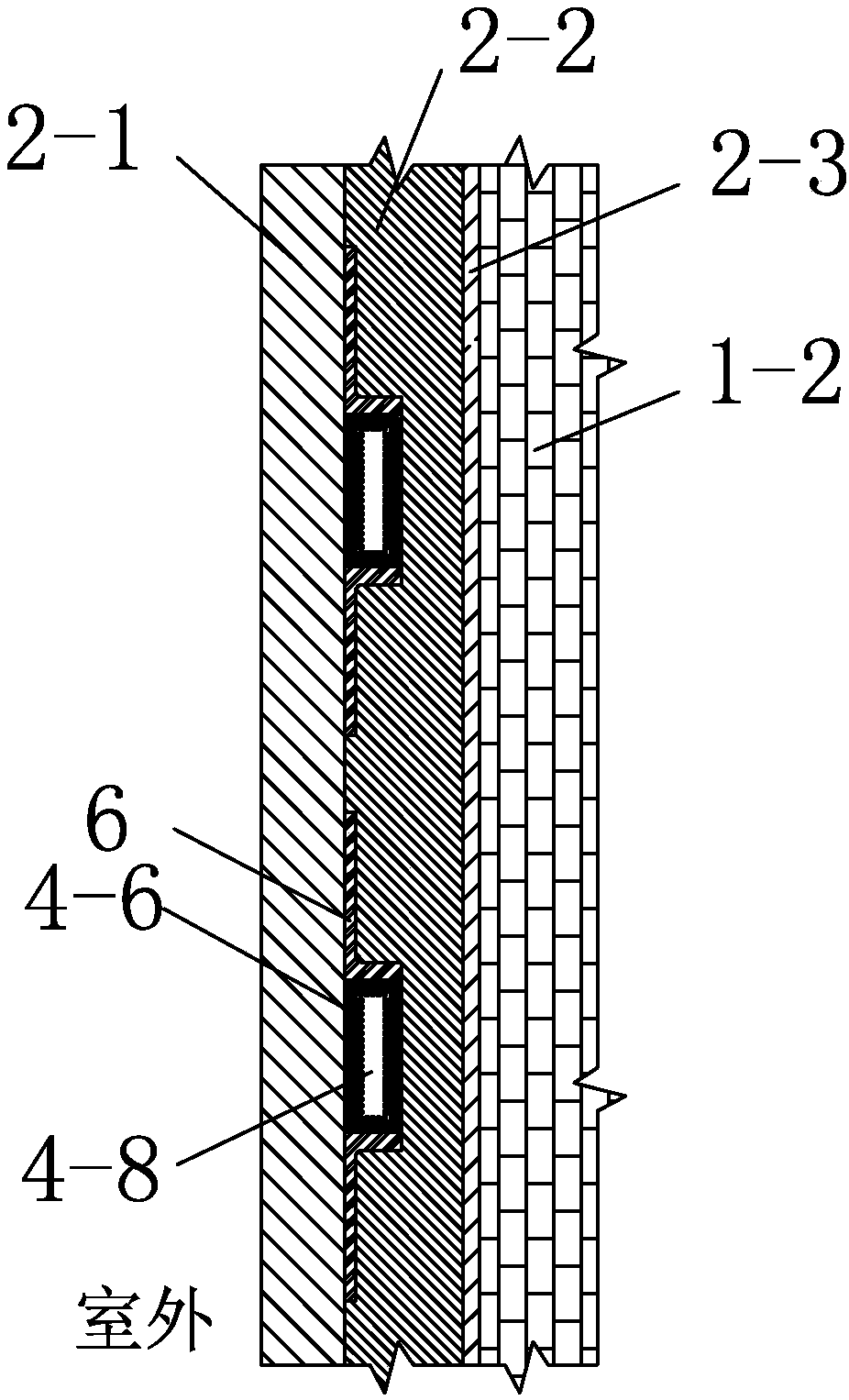 Passive composite wall for ultra-low energy construction