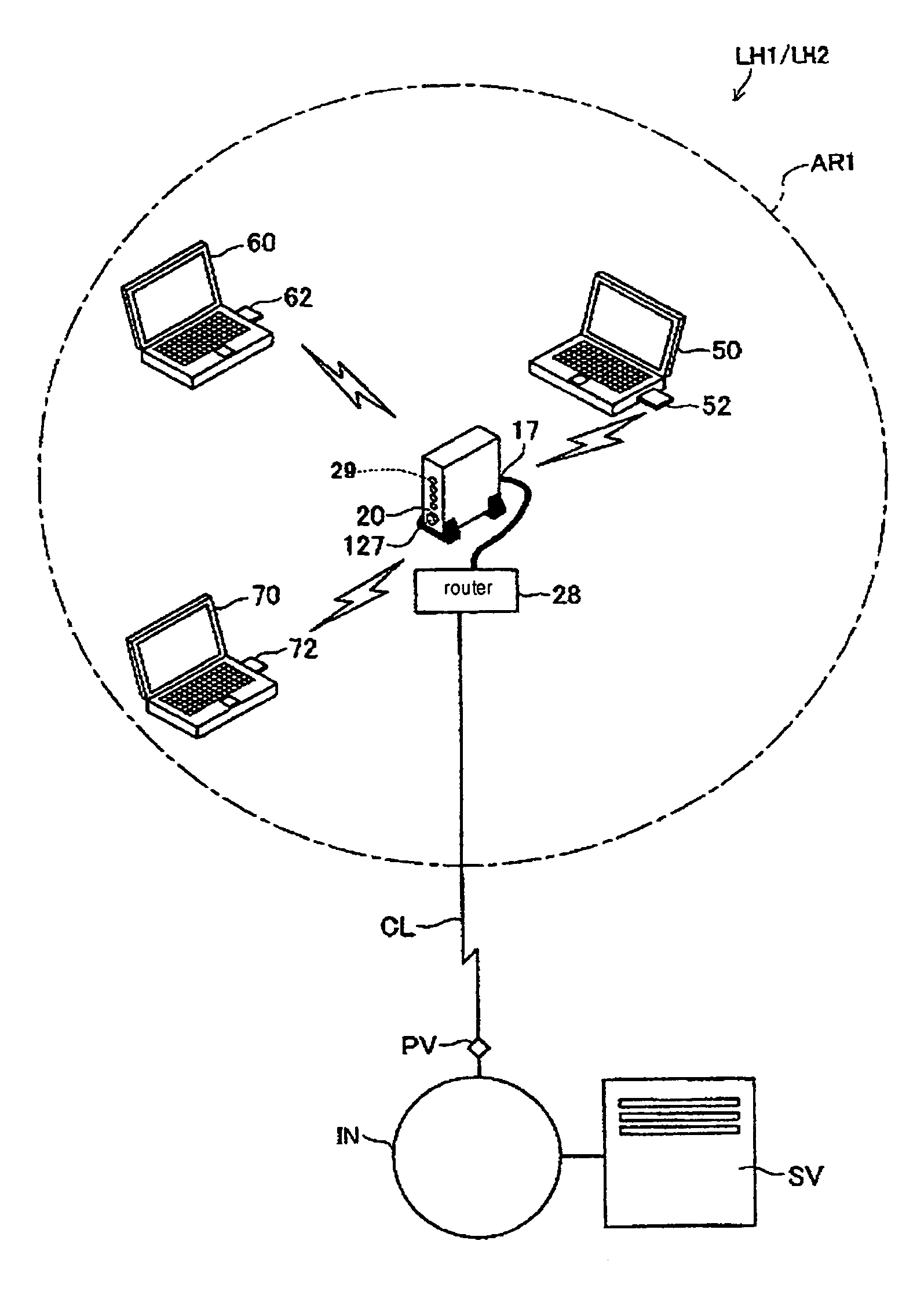 Cipher key setting system, access point, wireless LAN terminal, and cipher key setting method
