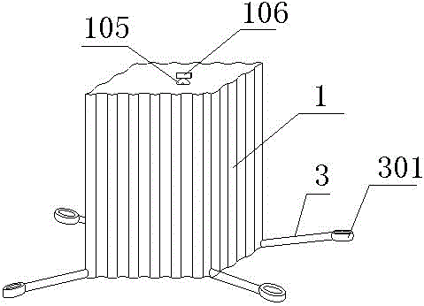 Anti-sand pressure relief ring network cabinet