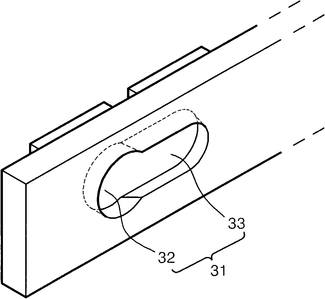 Apparatus for coupling a module circuit board and a frame together, and backlight using same