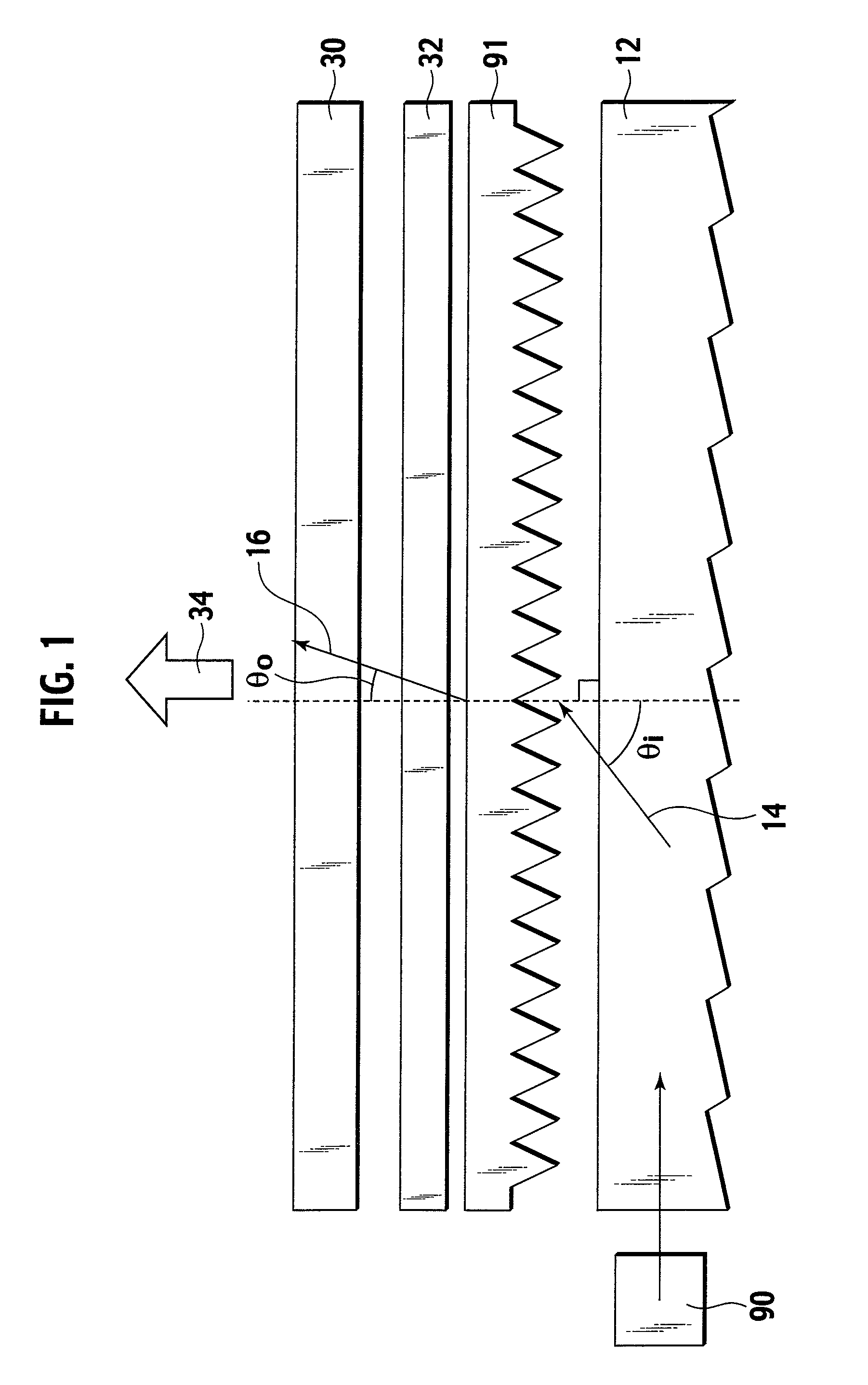 Diffraction type light-condensing film and planar light source device using the same