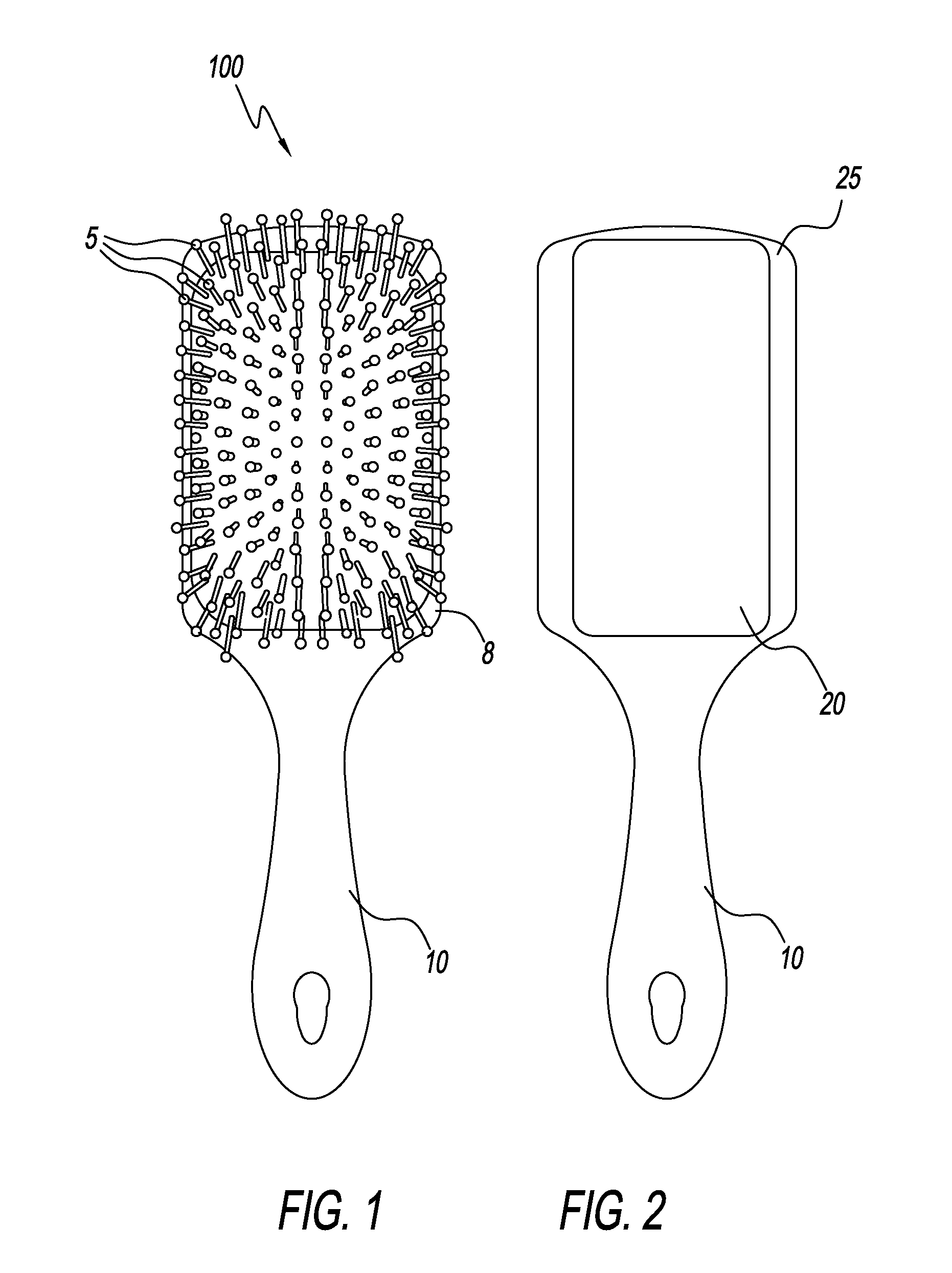 Phone Case Hair Brush