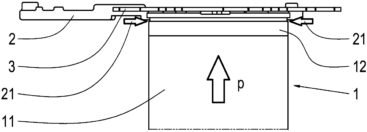 Injection tool and method to seal insert parts