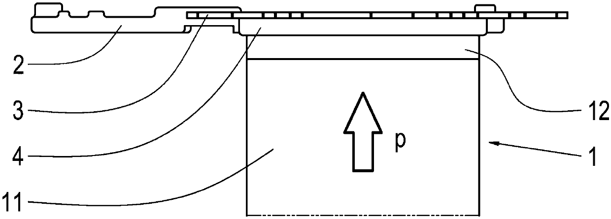 Injection tool and method to seal insert parts