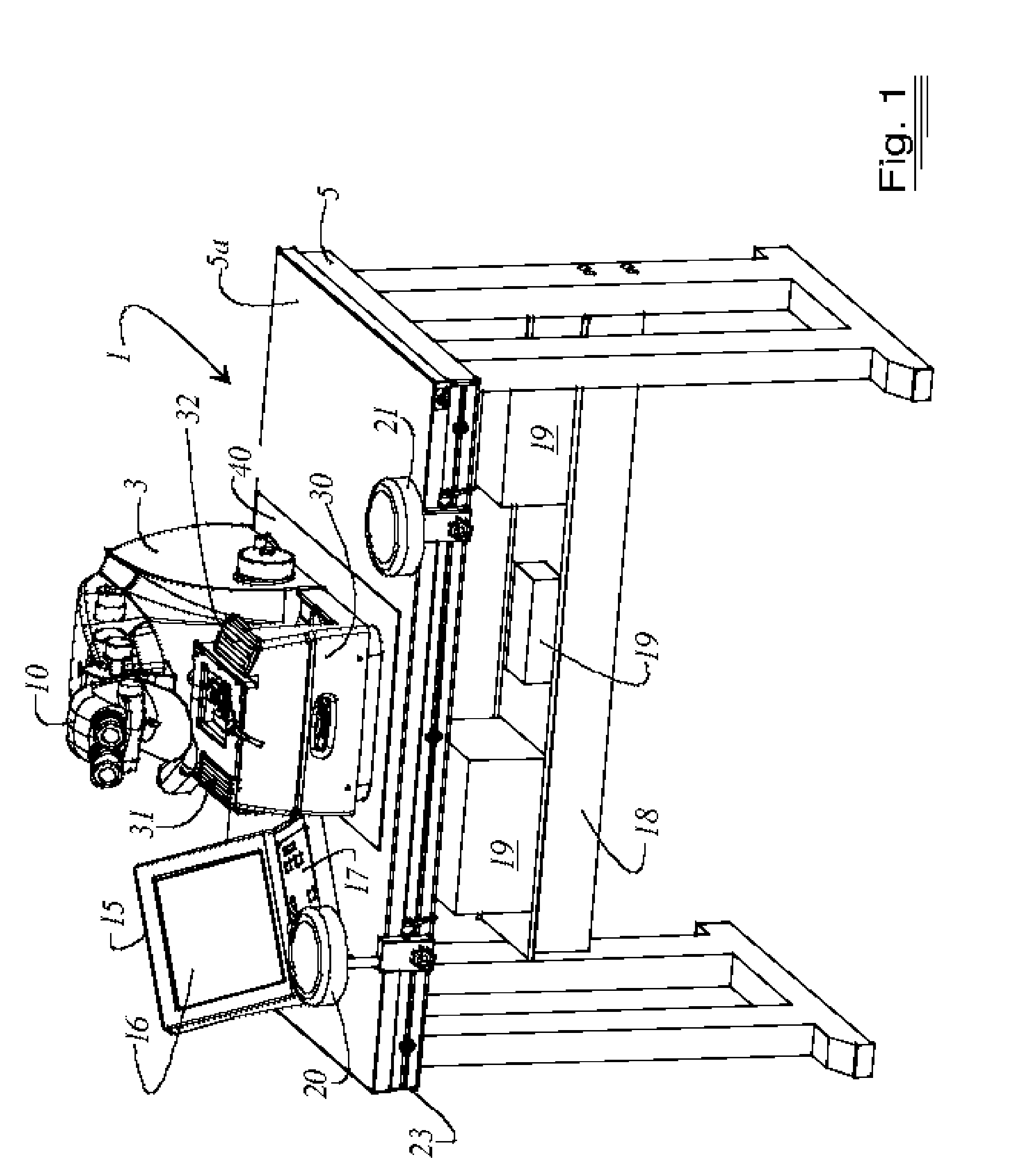 Device and method for trimming samples