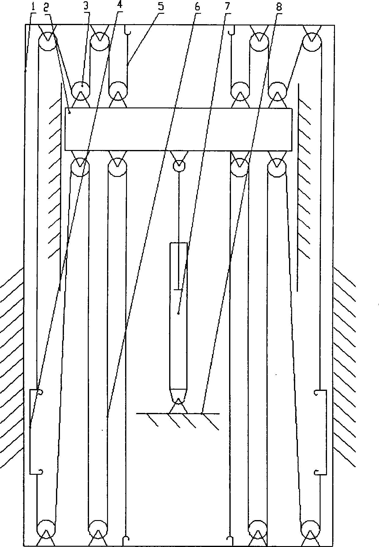 Reciprocating apparatus capable of generating multiplied oil cylinder stroke