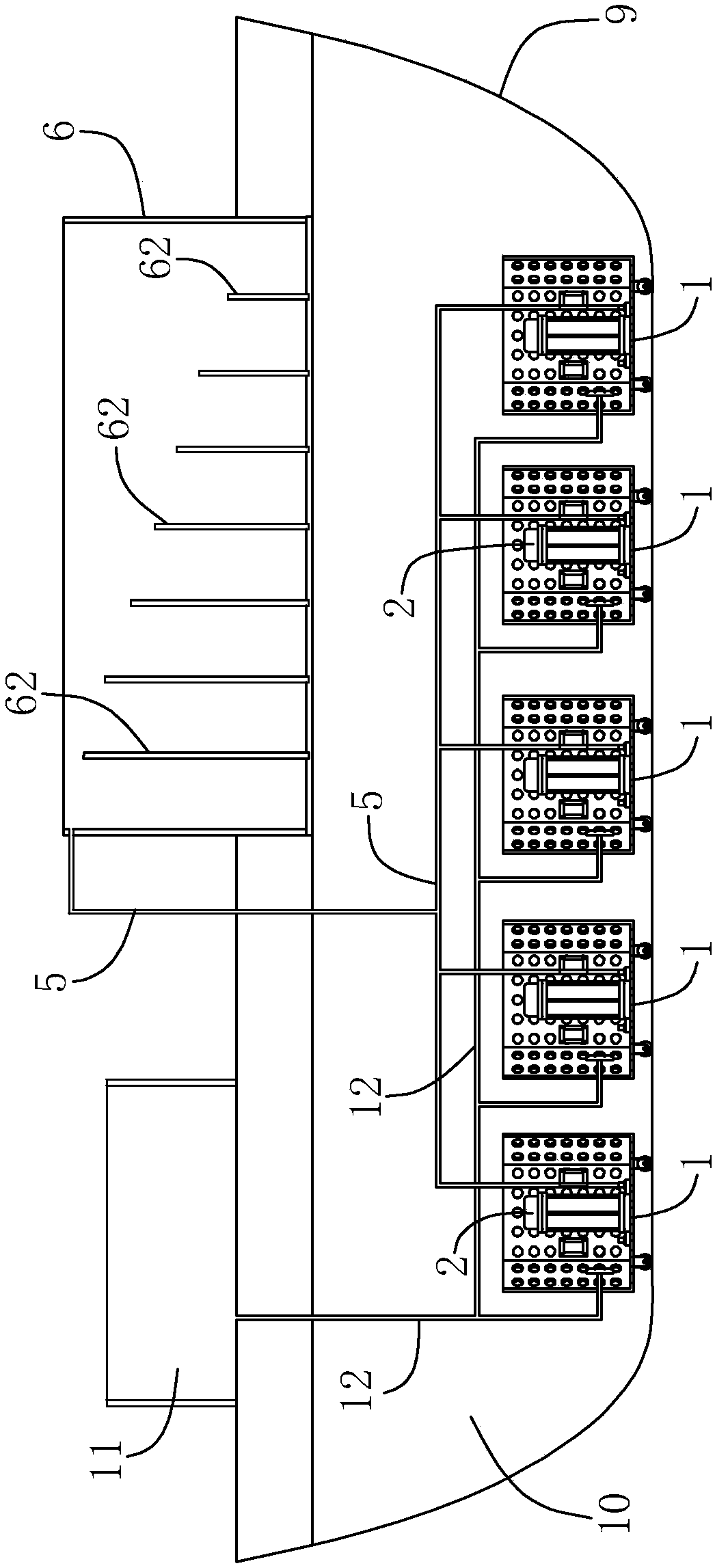 Crude oil bin cleaning system and method for FPSO (floating production storage and offloading) unit in offshore drilling platform