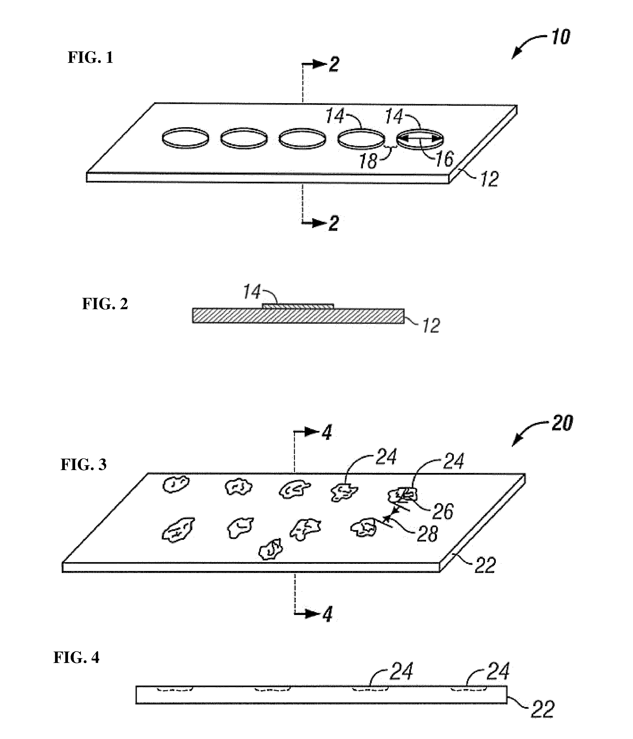Implantable materials having engineered surfaces and method of making same