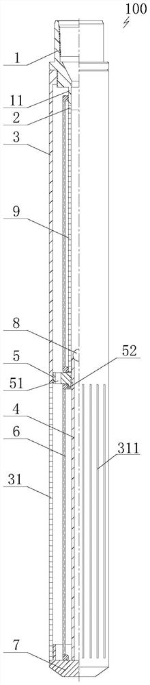 Pre-set downhole filter and water filtering method