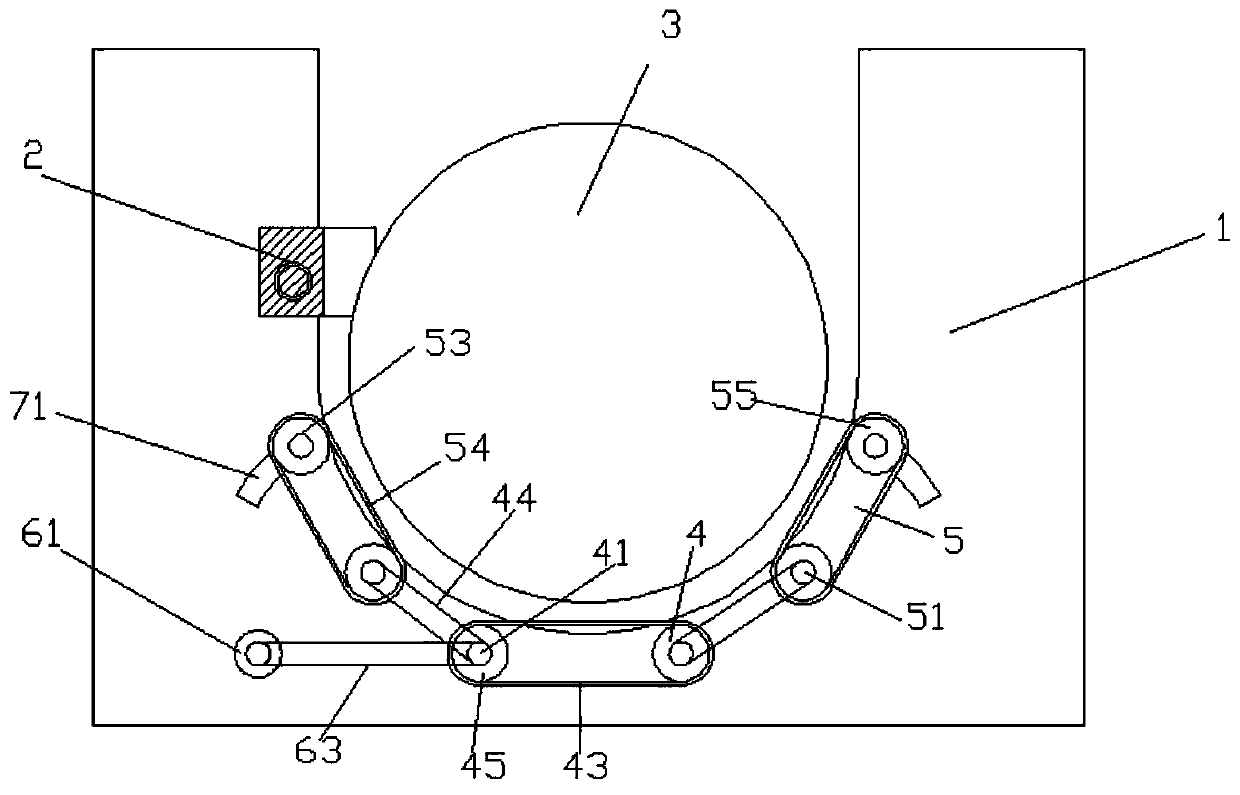 Steel bar film wrapping equipment