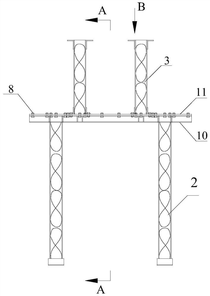 A method for dealing with tunnel collapse by using a top-connected shield support