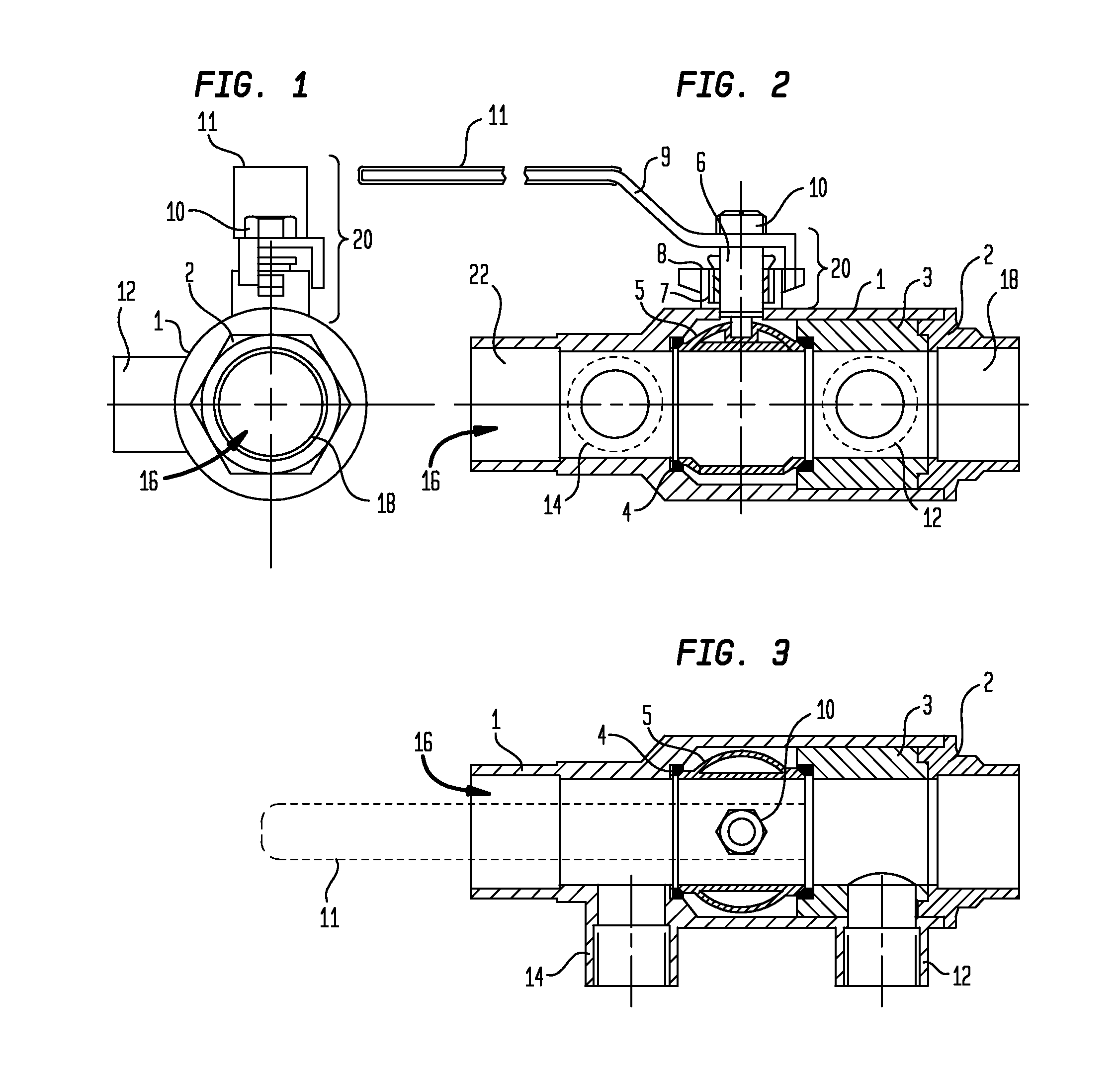 Purge/fill valve with a main valve portion aligned with a tee