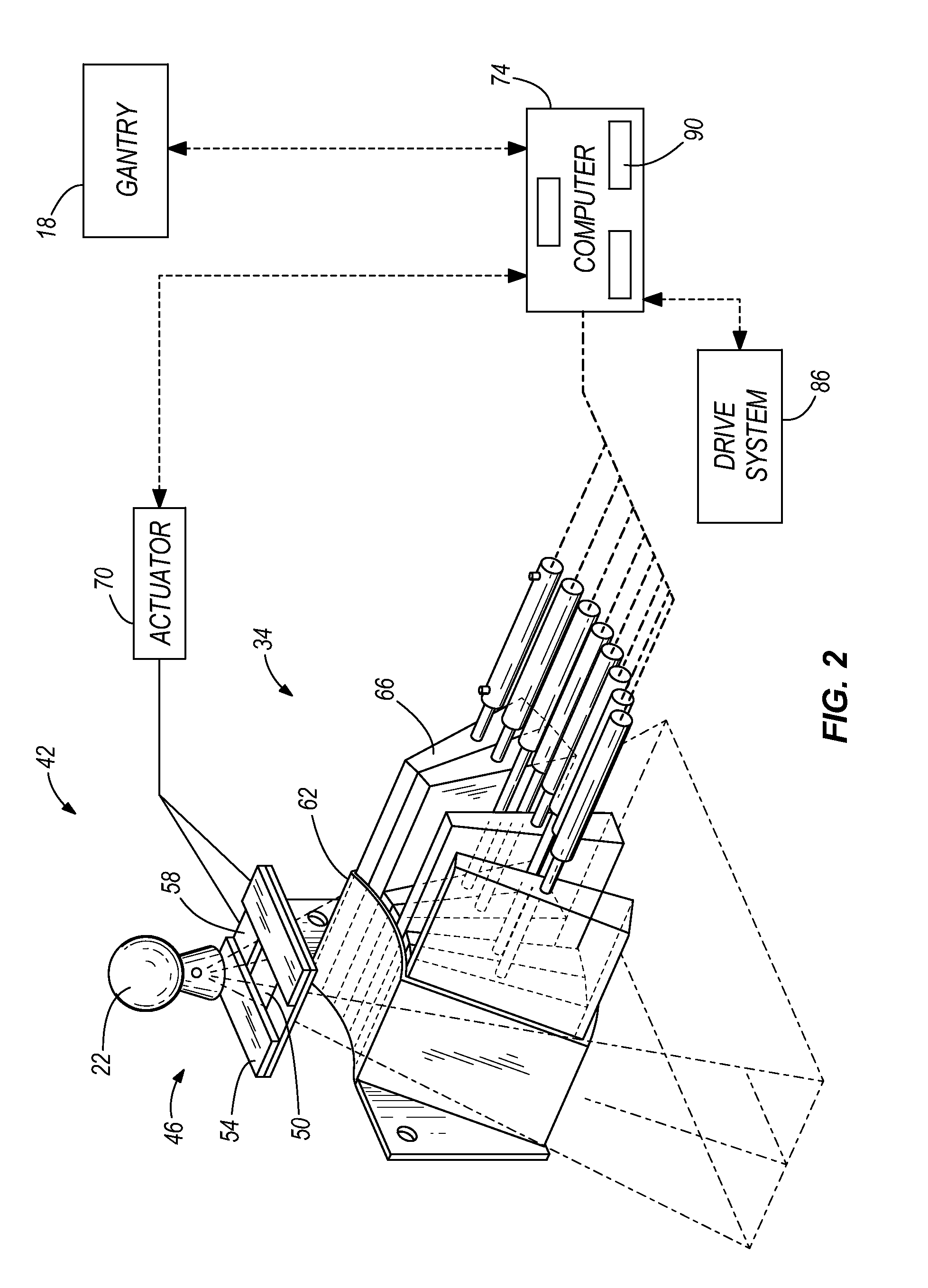 System and method of contouring a target area