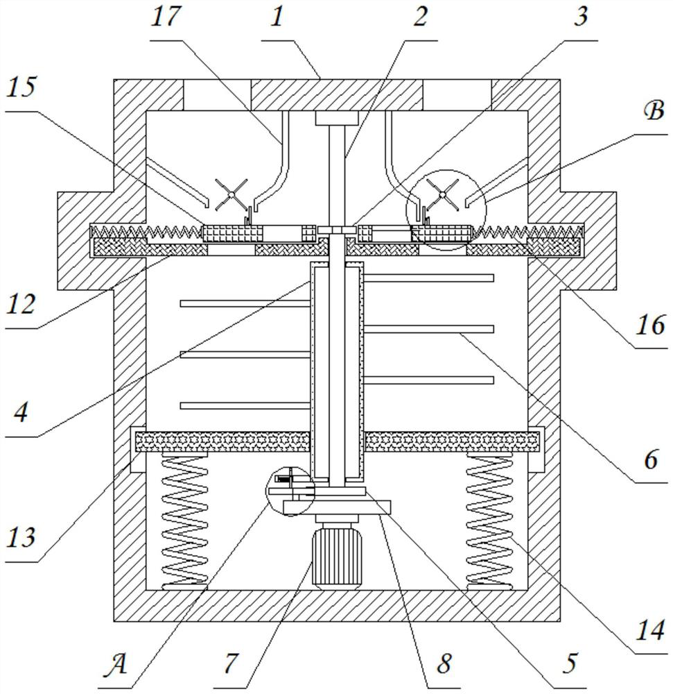 Biomass material crushing device capable of limiting loading amount