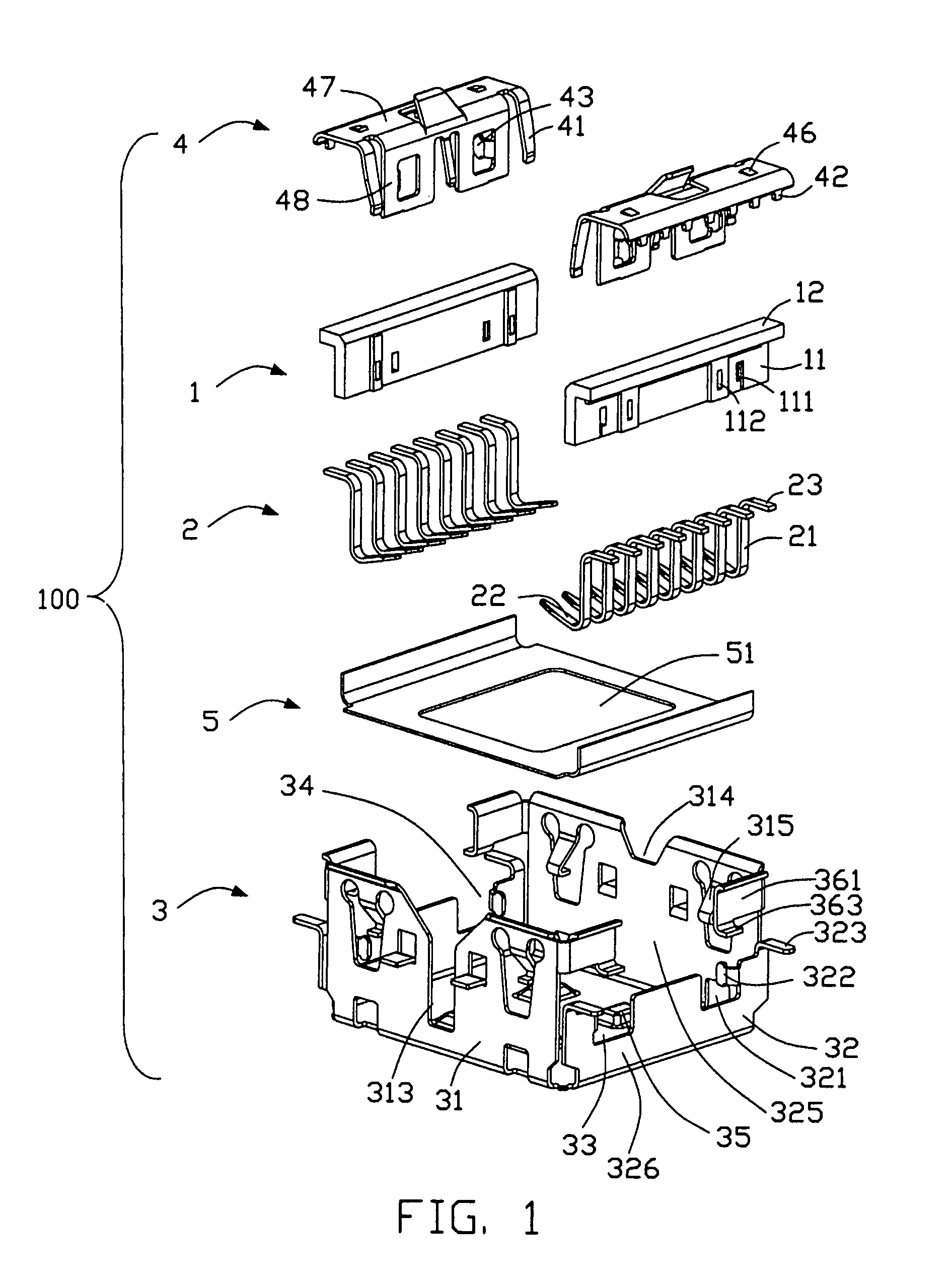 Electrical connector having improved shield