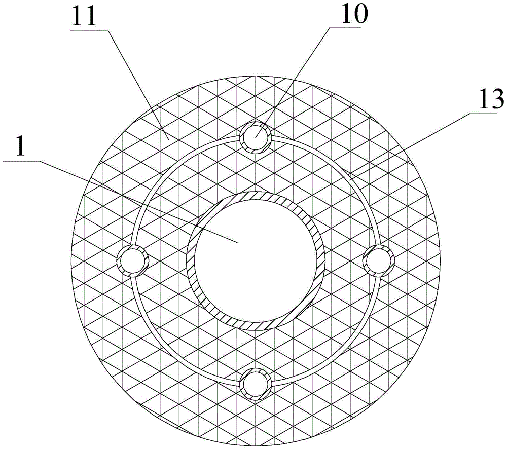 A gas drainage and sealing device