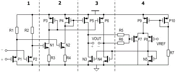 Common Mode Level Reset Circuit for Differential Signals