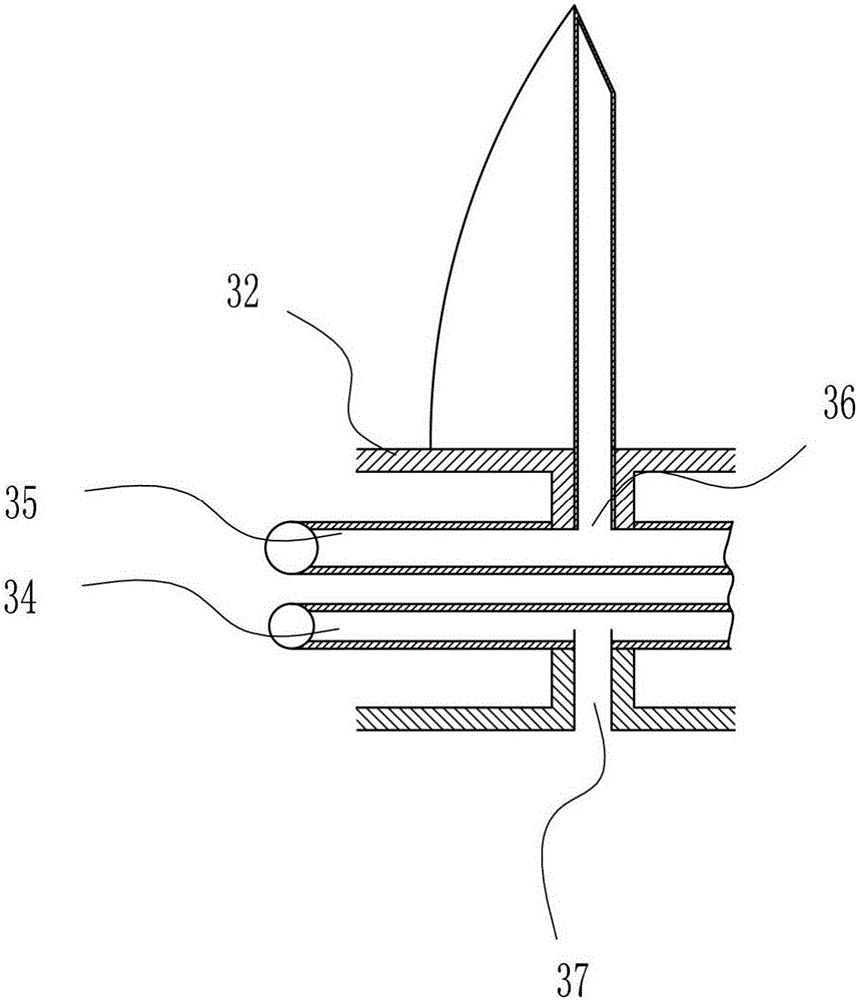 Intermittent type rapid-cooling crystallizing assisting tank