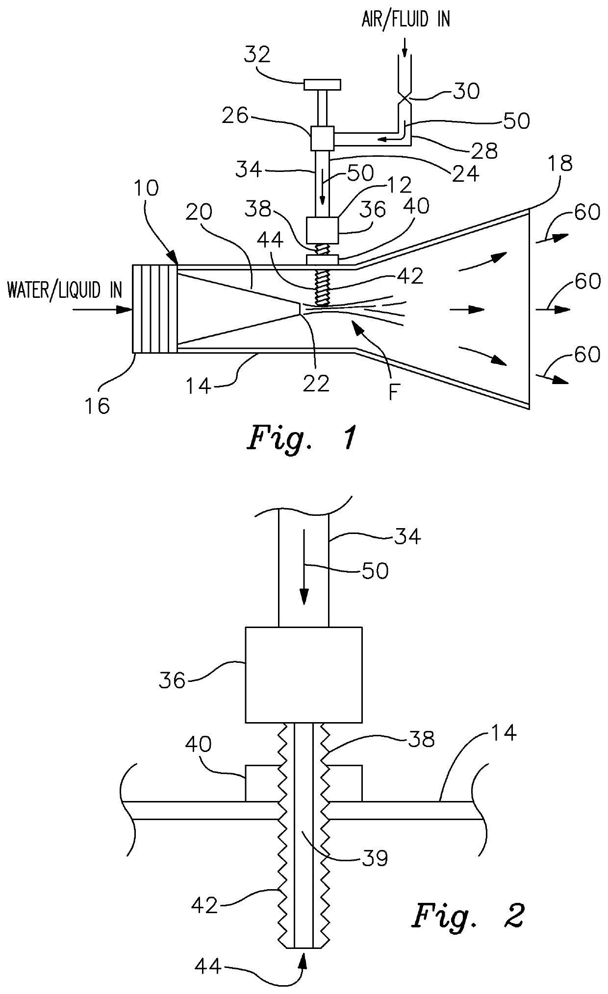 Aerating eductor device