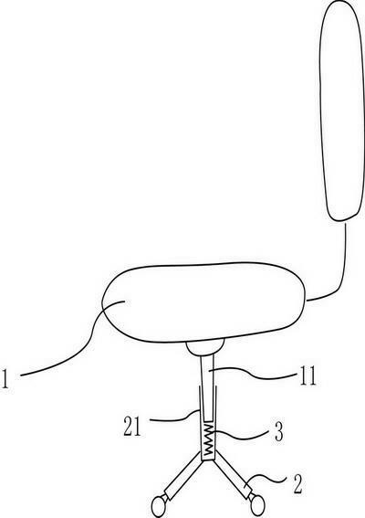 Height adjustable chair