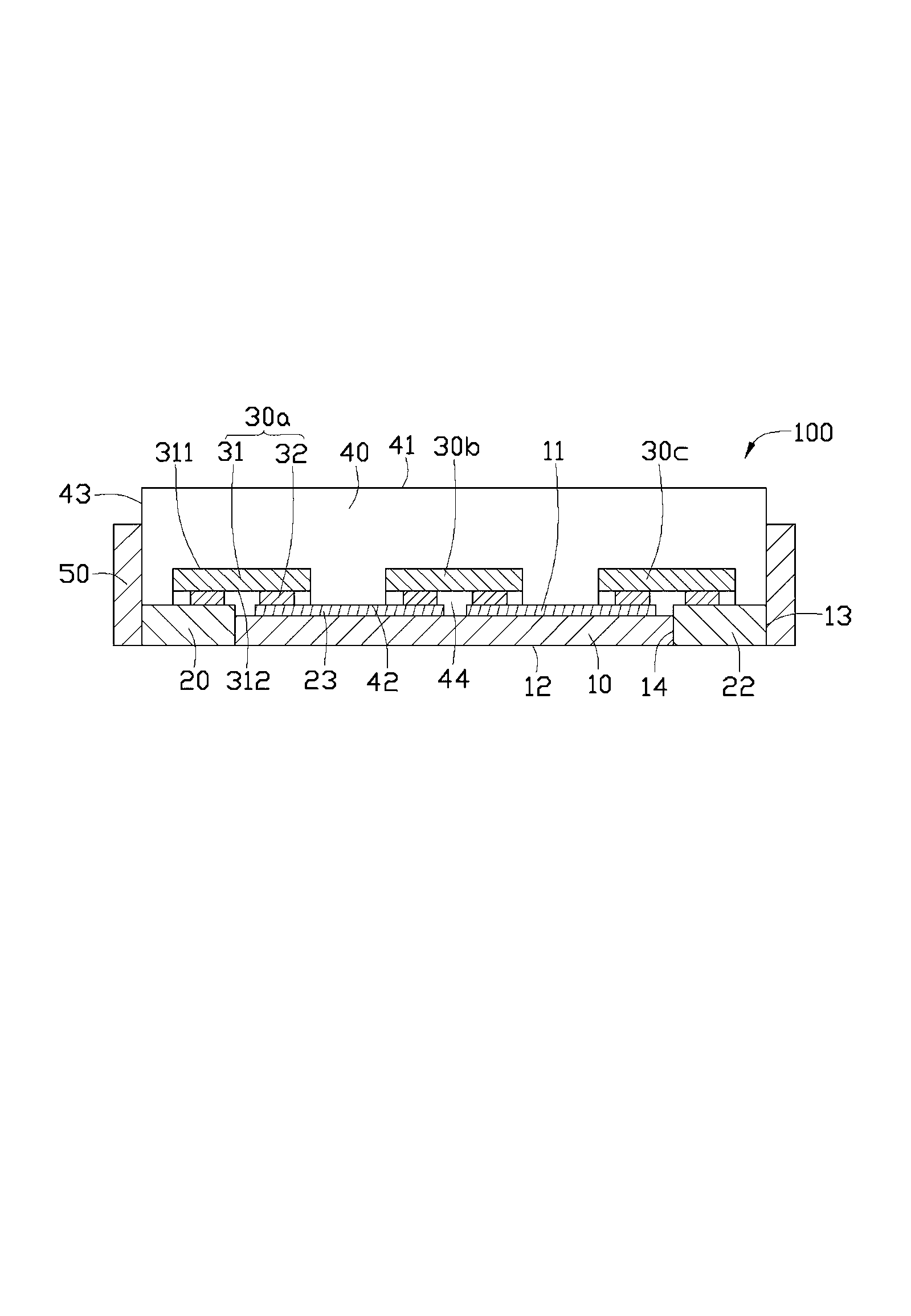 Light-emitting diode encapsulating structure and manufacturing method thereof