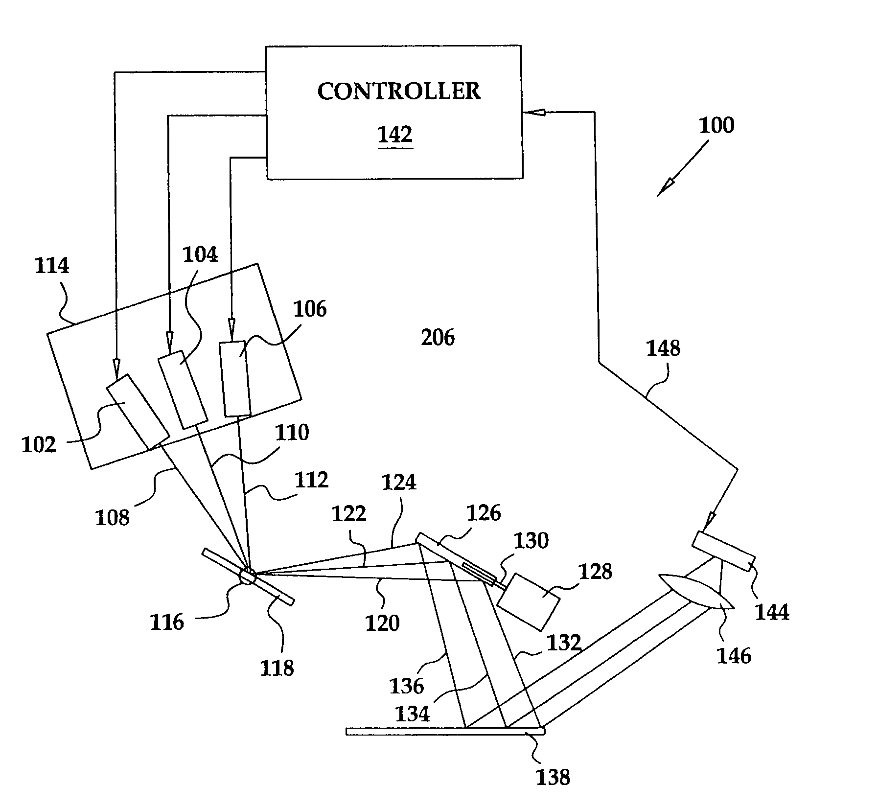 Method and apparatus for capturing images using a color laser projection display