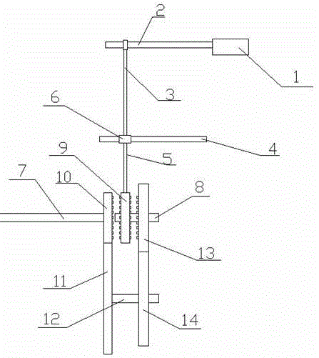 Speed changing box of motor-driven gear shifting mechanism