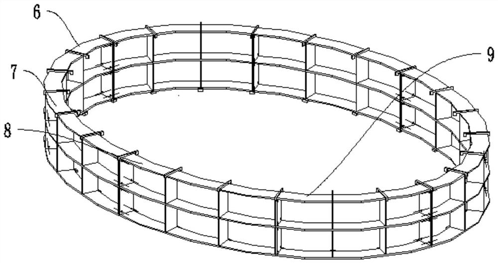 Tailor-welding device and tailor-welding method for inner-layer connecting ring of low-temperature wind tunnel