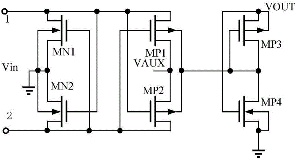 Double-period conversion circuit for energy acquisition