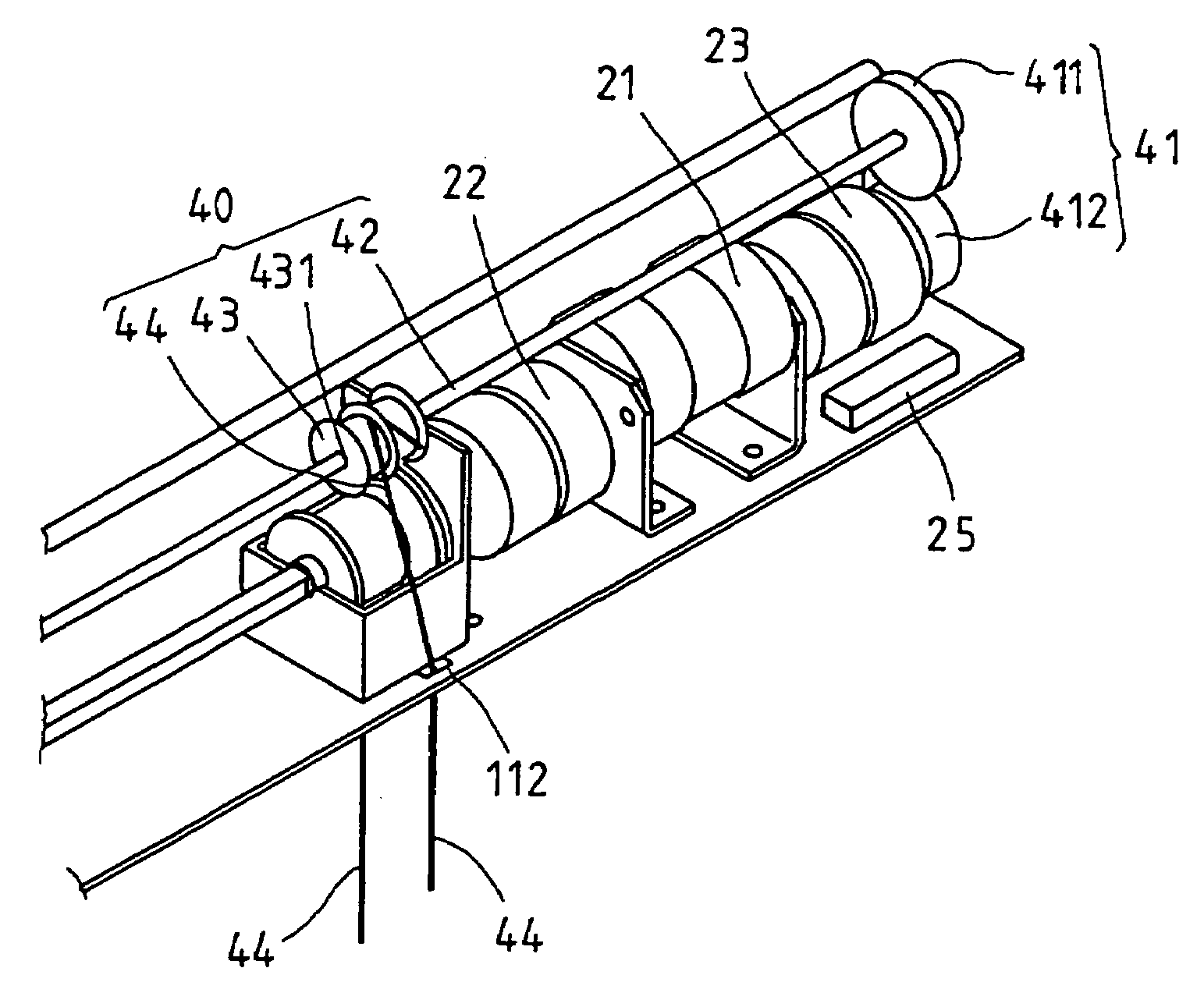 Electromagnetic clutch-controlled electric blind