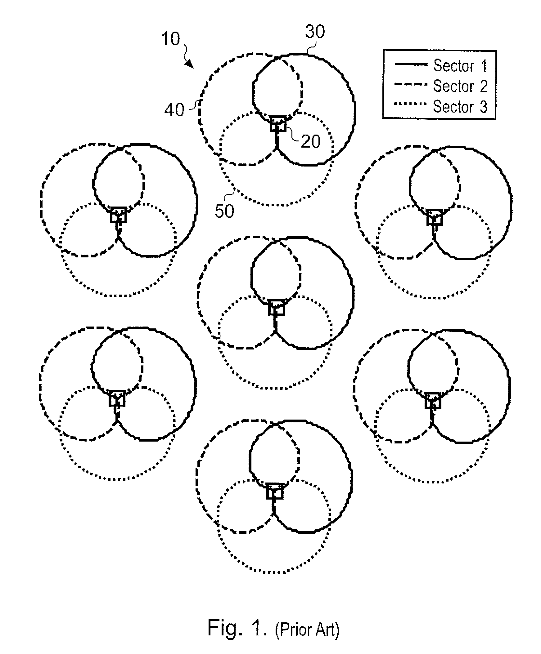 Point to multipoint device for communication with a plurality of telecommunications units