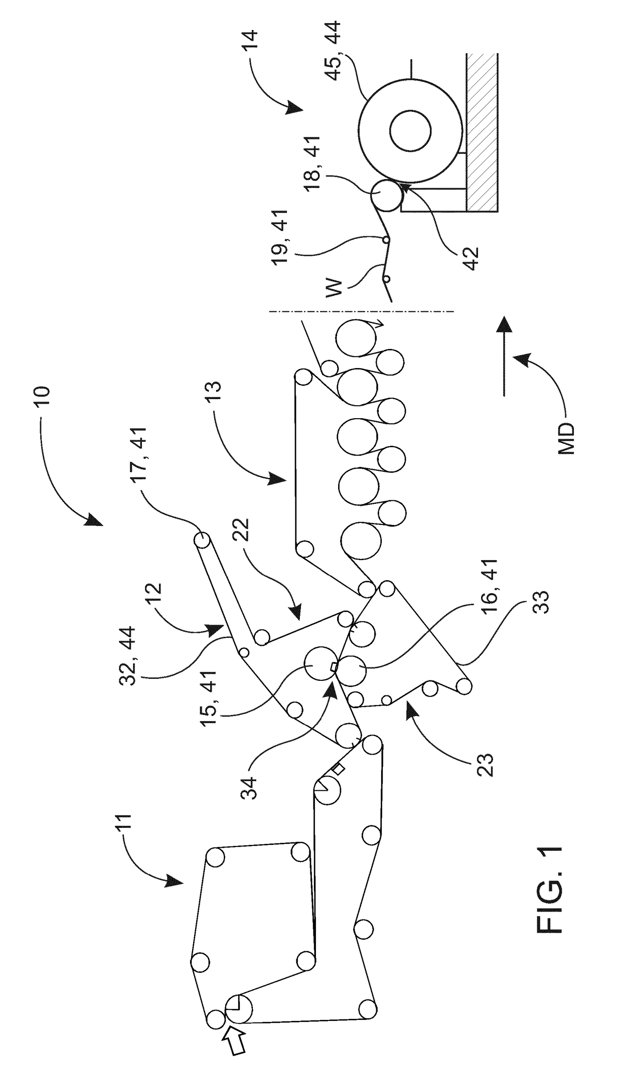 Method, System and a Computer Program Product for Condition Monitoring of a Continuous Element Moving in a Fiber Web or Paper Finishing Machine