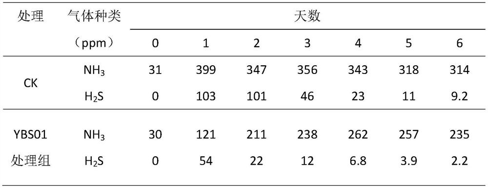 Bacillus subtilis and application thereof in manure compost deodorization