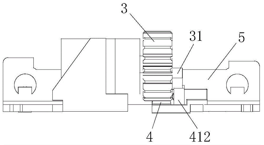 An in-line door lock with anti-reverse function of lock cylinder