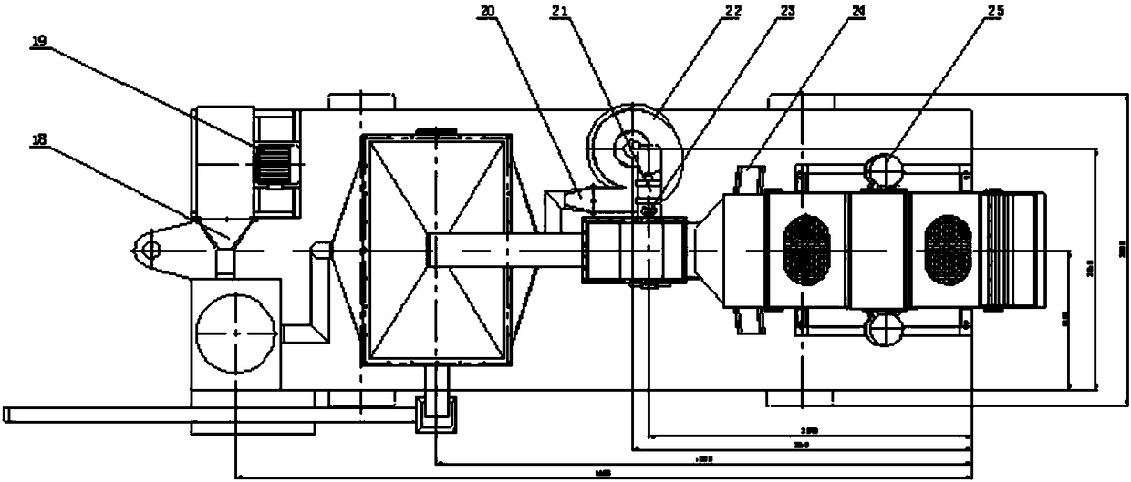 Novel grain cleaning and drying integrated device