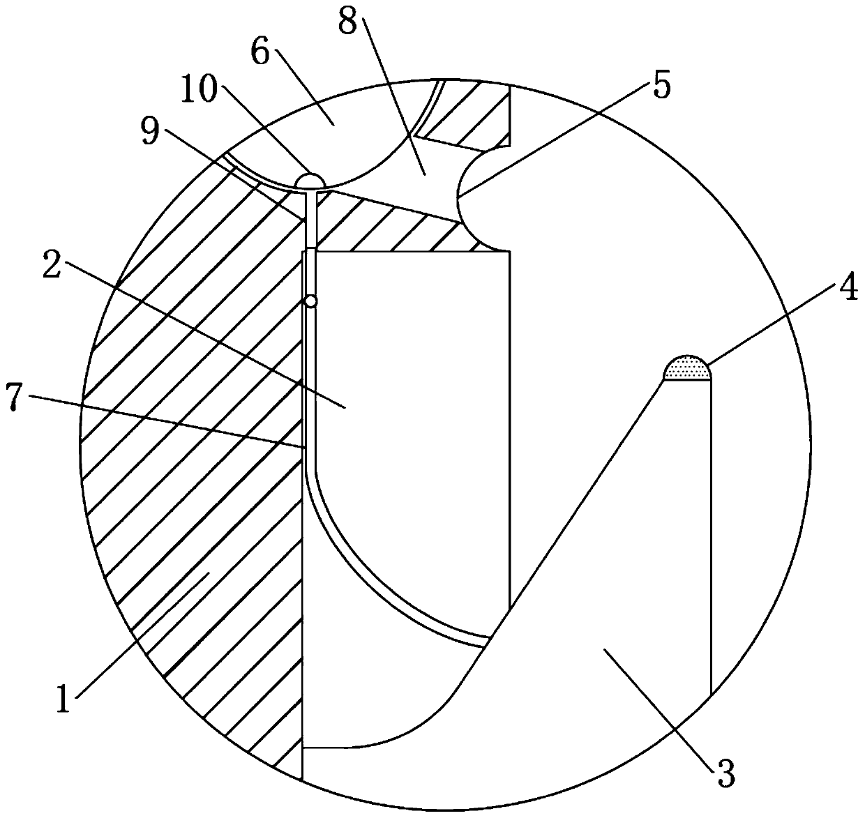 Point-suction-type facing tile for building exterior application and bonding method thereof
