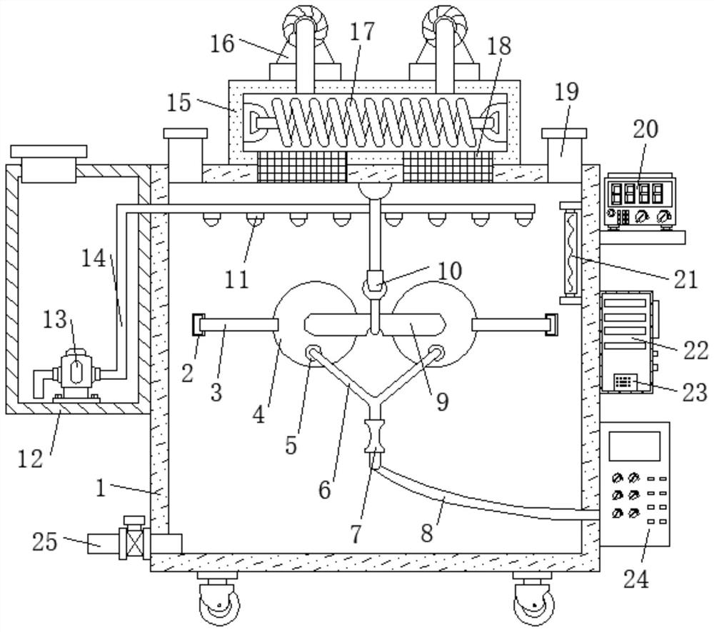 Pathological detection device for breast surgery