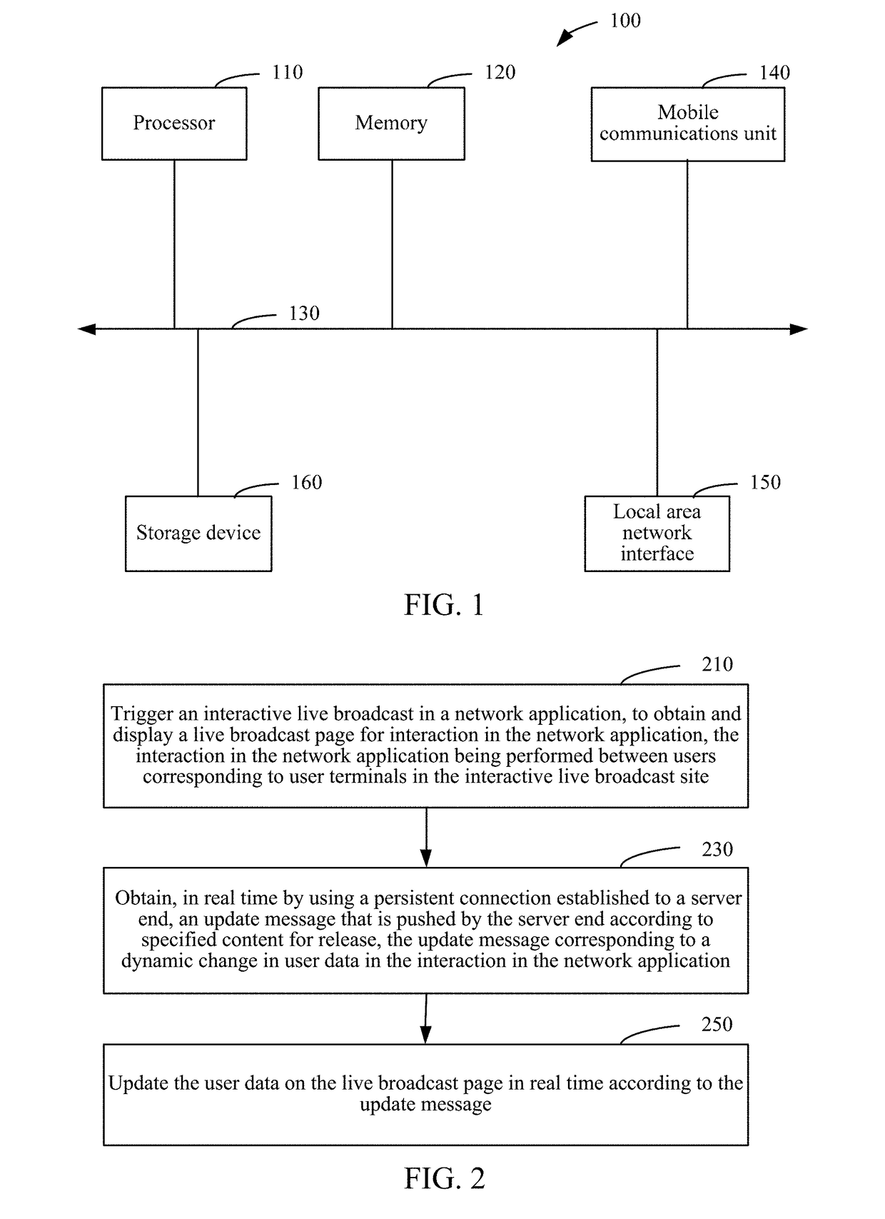 Network application display control method, and real-time update method and apparatus during display