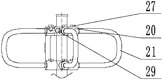 Swinging, combing and brushing type wine grape picking method and mechanism