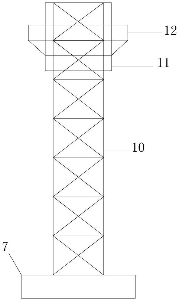 Commercial concrete pumping system and mounting method and operation method thereof