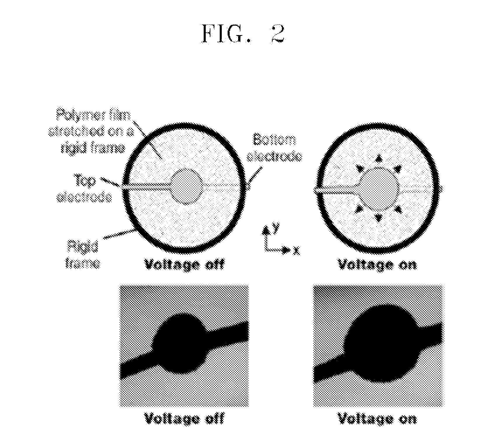 Reflective unit using electroactive polymer and flexible display employing the reflective unit