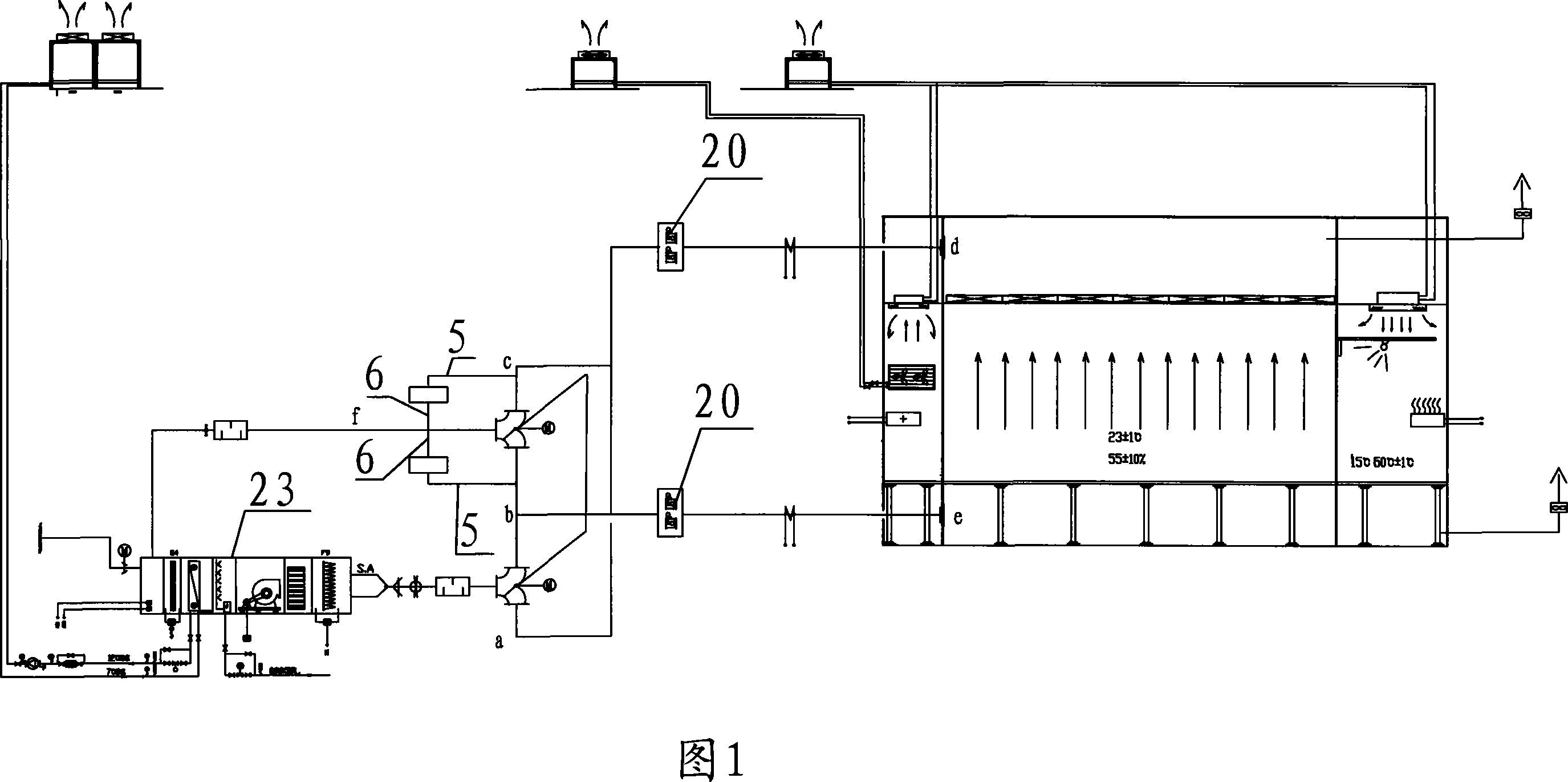Fixed pressure by-pass valve device for air quantity control system