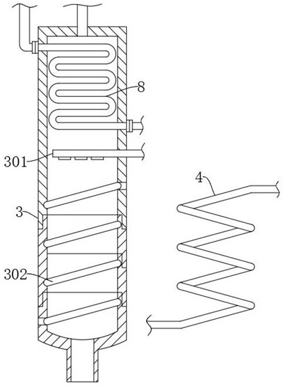 Ammonia absorption type refrigeration device for treating emptying tail gas of chemical device and recycling waste heat and recycling method